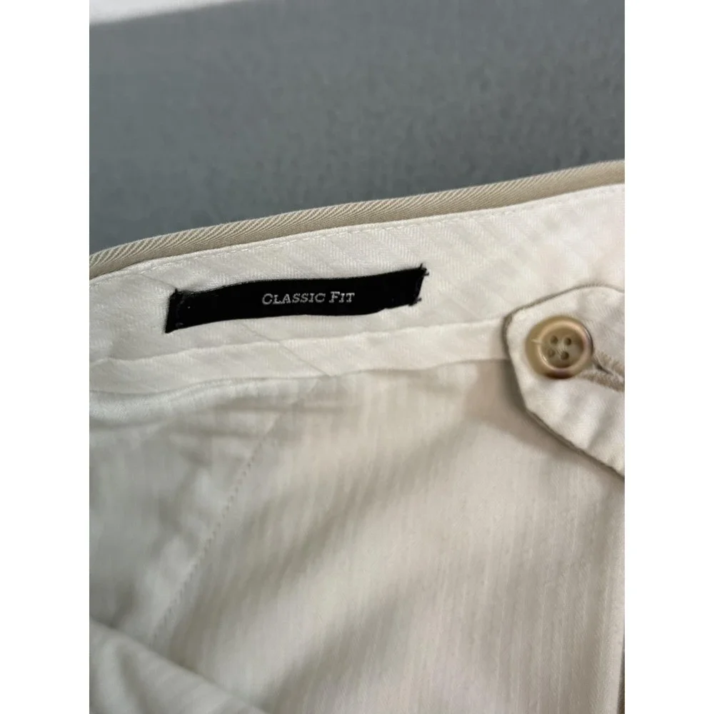 VTG Polo Ralph Lauren Pants Mens 35x32 Beige Classic Fit Chino Straight Casual